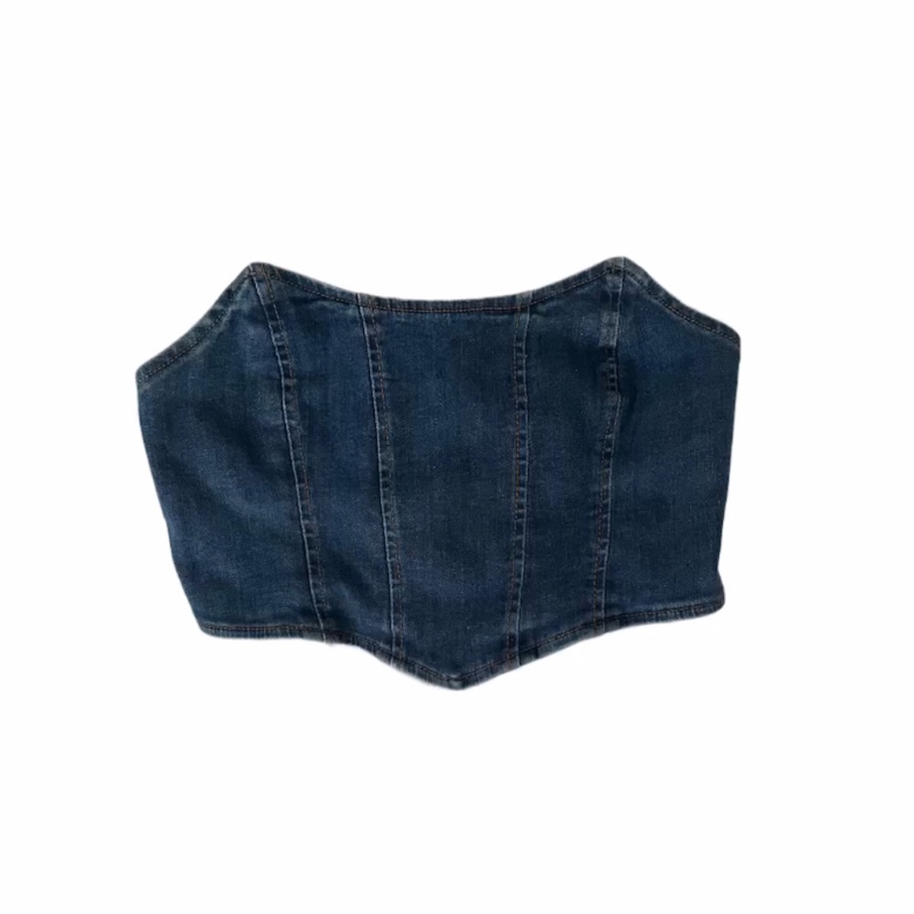 ADIKA Denim Tube Top / Corset
Fits small or medium stretchy